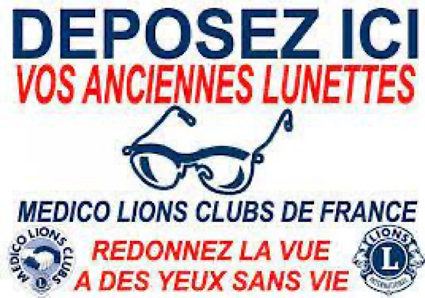 Recyclage de lunettes
